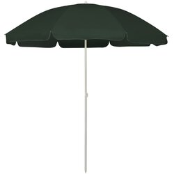 vidaXL Senčnik za na plažo zelen 240 cm, (20965840) Cene