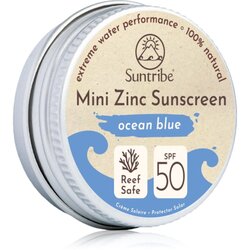 Suntribe Mini Zinc Sunscreen mineralna zaščitna krema za obraz in telo SPF 50 Ocean Blue 15 g Cene