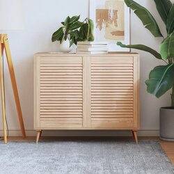 vidaXL vrata za omarico z letvicami 2 kosa 69x49,4 cm trdna borovina, (21412866) Cene
