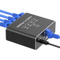 Razni mrežno stikalo gigabit ethernet razdelilec 1 na 4 RJ45 Cene