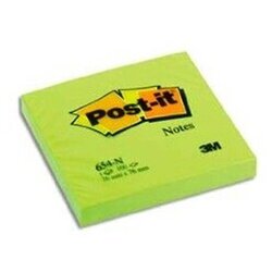 3m Blok samolepilnih lističev 654-N, 76 x 76 mm, zelen Cene