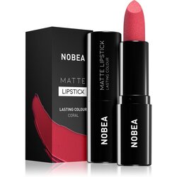 NOBEA Day-to-Day Matte Lipstick matirajući ruž za usne nijansa Coral #M17 3 g Cene