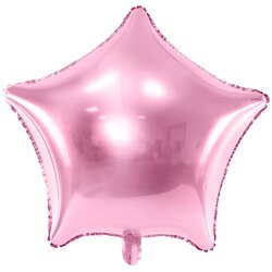 PARTY DECO faolija balon zvezda, 48 cm, svetlo roza Cene