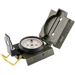 Mil-Tec US Busol with illumination Metal, Olive Cene