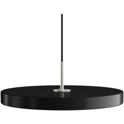 UMAGE crna led viseća svjetiljka s mogućnosti zatamnjivanja s metalnim sjenilom ø 43 cm asteria plus medium – Cene