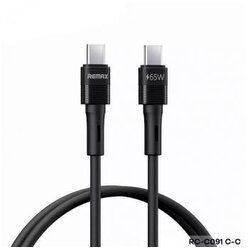 Remax RC-C091 kabl za punjač 65W usb c na usb c crni Cene