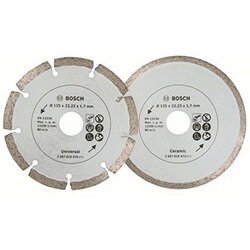 Bosch Set dijamantskih reznih ploča 2607019484, 125 mm, 2 komada Cene