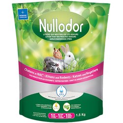 Nullodor silikatni pijesak za mačke i male životinje - 2 x 1,5 kg Cene