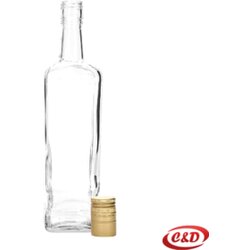 Staklena boca Whiskey 500 ml + čep Cene