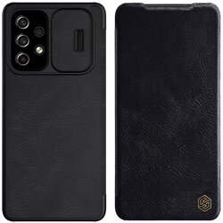 Nillkin preklopna torbica QIN Pro z zaščito kamere za Samsung Galaxy A53 - črna Cene