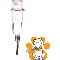 Flamingo staklena Pojilica za Male Životinje Atina 200ml Cene