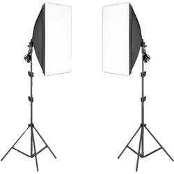  Fotografski svetlobni komplet, zasnova softbox, nastavljiv svetlobni stojalo, brez žarnic brez torbe, (5000163082) Cene