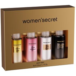 women'secret body mist set metalic 4x50ml Cene