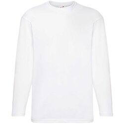 Fruit Of The Loom White Men's Valueweight Long Sleeve T-shirt Cene
