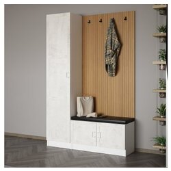 Woody Fashion noah - 8306 white hall stand Cene