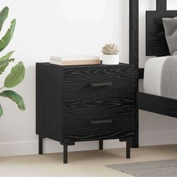  Noćni ormar Crni hrast 40 x 35 x 47 5 cm Konstruirano drvo Cijene