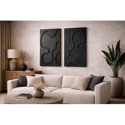 WALLXPERT Crni Dekorativni Zidni Pribor 3D4068-007 Cene