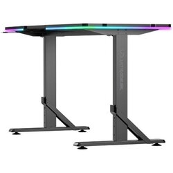 Ultradesk Gaming miza IRON BLACK, 132,5x60,5 cm, 71-81 cm, mehansko nastavljiva višina, RGB osvetlitev Cene