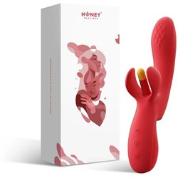 HoneyPlayBox – Fortexa Tapping A-Spot Vibrator – Red Cene