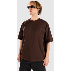 Redefined Rebel RRJohn Heavyweight Oversized Fit T-shirt dark brown Cene