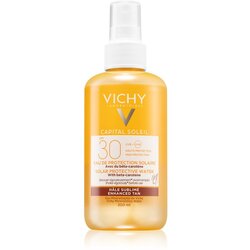 Vichy Capital Soleil Solar Protective Water Enhanced Tan SPF30 voda za sunčanje za tijelo i lice za intenzivniju preplanulost 200 ml Cijene