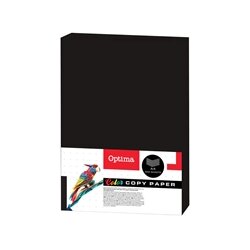 Optima Fotokopirni papir u boji A4, crna, 500 listova Cijene
