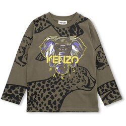 Kenzo Dečija majica K25674/655, Maslinasta Cene