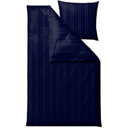 Södahl Temno modra enojna/podaljšana posteljnina iz damasta 140x220 cm Noble – Cene