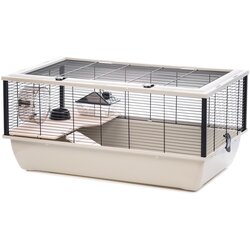 INTER-ZOO Bob + Wood beige - cage for a hamster Cene