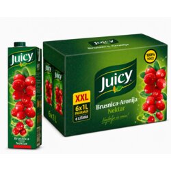 Juicy brusnica-aronija nektar, 6 x 1 l XXL Cene