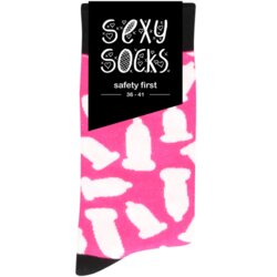 Sexy Socks Čarape Safety First, Roze Cene