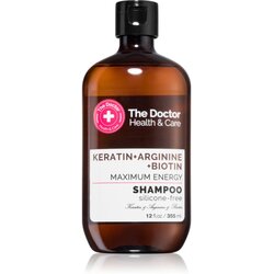 The Doctor Keratin + Arginine + Biotin Maximum Energy keratinski šampon za krepitev in sijaj las 355 ml Cene