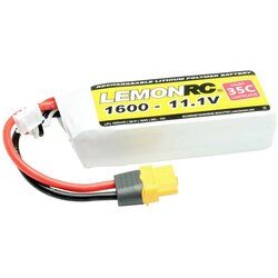 LemonRC lipo akumulatorski paket za modele 11.1 V 1600 mAh Število celic: 3 35 C mehka torba XT60, (20640935) Cene