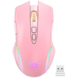 Onikuma CW905 RÓŻOWA BEZPRZEWODOWA MYSZ DO GIER 2.4G, (5000086321) Cene