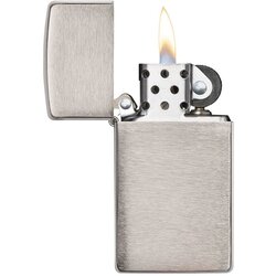 Zippo upaljač Slim Brushed Chrome Cene
