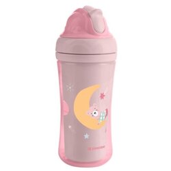 Kikka Boo Šolja sa slamkom Moony Me 220ml Pink ( KKB31079 ) Cene
