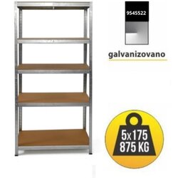 SmartStorage polica metal medijapan 180x100x30cm 5x175kg Cene