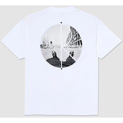 Polar Skate Fill Logo Happy Sad T-shirt white Cene
