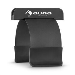 Auna SmartHold, crna, stalak za tablete i smartphone, metal, guma, fleksibilni, prijenosni Cene