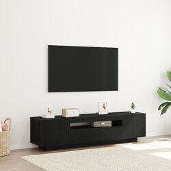 vidaXL TV kabinet Crni hrast Konstruirano drvo 160 x 35 x 40 cm Cijene