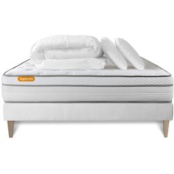 Septnuits Celoten paket za posteljo - Vzmetnica 180x200 cm + vzmetnica z letvami (komplet) + 2 vzglavnika + odeja - Memo Luxe, (21614404) Cene