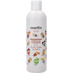Essentiq 2in1 gel za prhanje in šampon za otroke z aloe vero in ovsom Cene