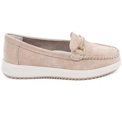 GOODIN Beige loafers made of natural leather Cijene