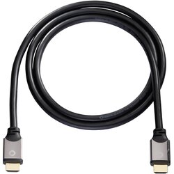 Oehlbach HDMI kabel HDMI-A vtič, HDMI-A vtič 7.5 m črna 92457 avdio povratni kanal, pozlačeni konektorji, Ultra HD (4k) HDMI HDMI kabel, (20417636) Cene