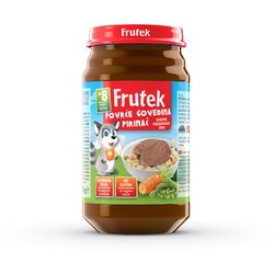 Frutek povrće, govedina i pirinač kašica 190 gr Cene