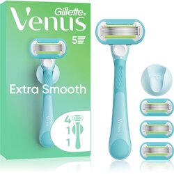 Gillette Venus Extra Smooth ženski brivnik z držalom za prho + nadomestne britvice 6 kos Cene