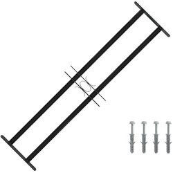  Rešetka za prozor Crna 115 x 30 cm Čelik s prahom premazan Cijene