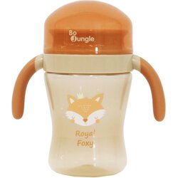 Bo Jungle Drinking Cup 360° Mixer Grey šalica za učenje pijenja 6m+ Royal Foxy 240 ml Cene