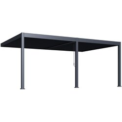 Pergole Bioklimatska pergola INTRO DUO 6×4 m, aluminij – pritrditev na steno Cene