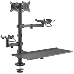 Xstand NTPMM-02LD,2x17-32/9 kg/Rotacija:180/Tilt: 90/VESA100x100/POS police Cene